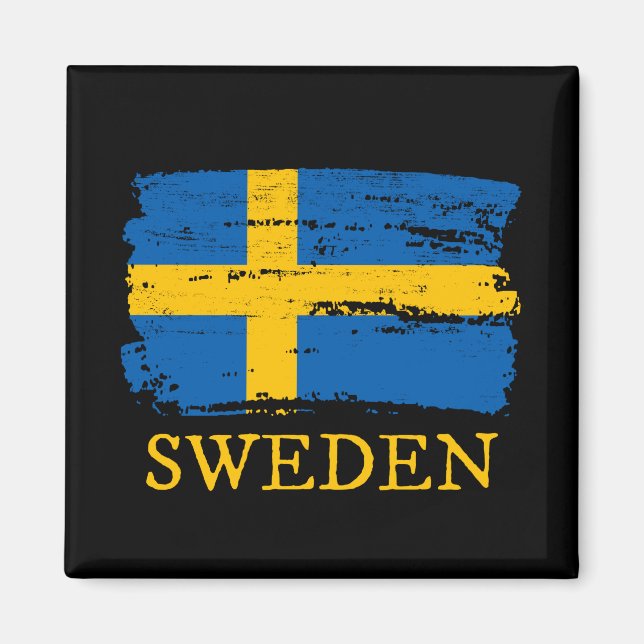 Sweden Flag Magnet (Front)