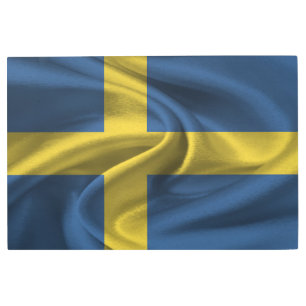 Sweden Flag Metal Print