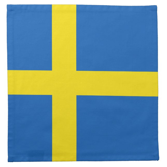 Sweden Flag Napkin (Front)