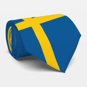 Sweden Flag Neck Tie