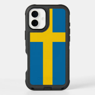 Sweden Flag iPhone 16 Plus Case