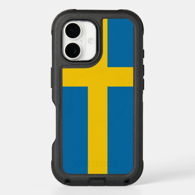 Sweden Flag Otterbox iPhone Case (Back)