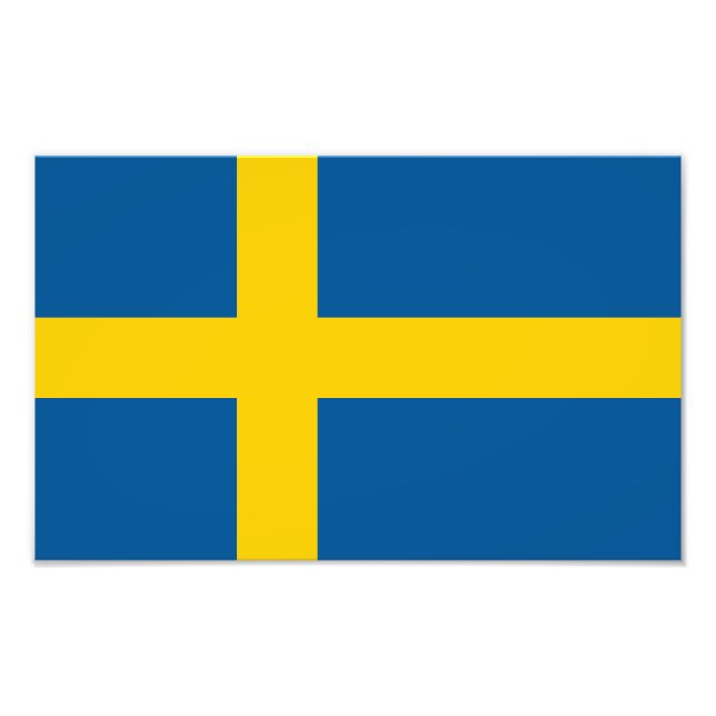 Sweden Flag Photo Print (Front)