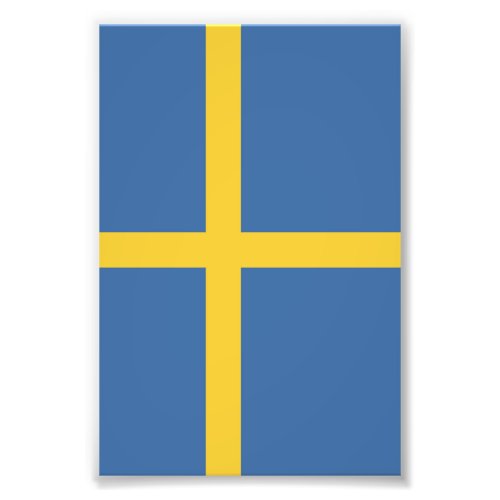Sweden flag photo print