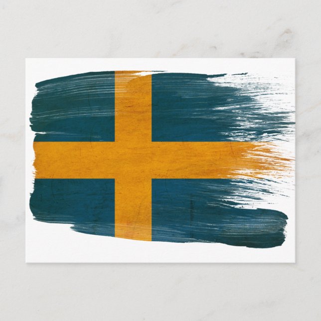 Sweden Flag Postcards (Front)