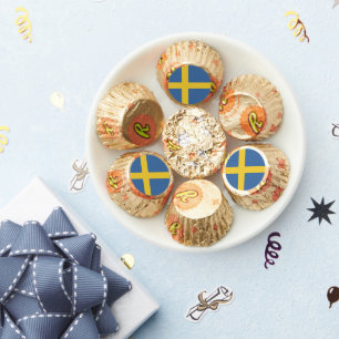 Sweden flag reese's peanut butter cups