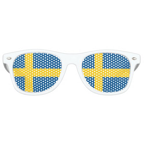Sweden Flag Retro Sunglasses