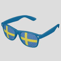Sweden Flag Retro Sunglasses