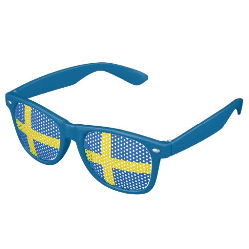 Sweden Flag Retro Sunglasses