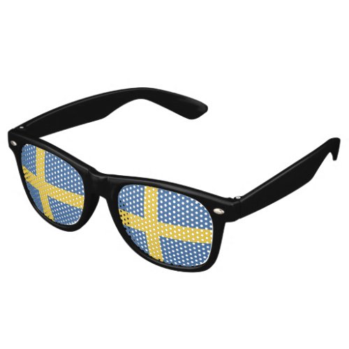 Sweden flag retro sunglasses