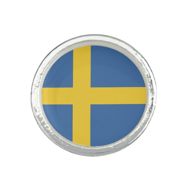 Sweden flag ring (Front)