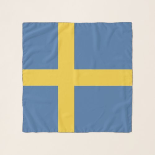 Sweden flag scarf