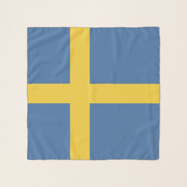 Sweden flag scarf (Front)