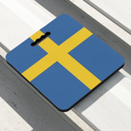 Sweden flag seat cushion