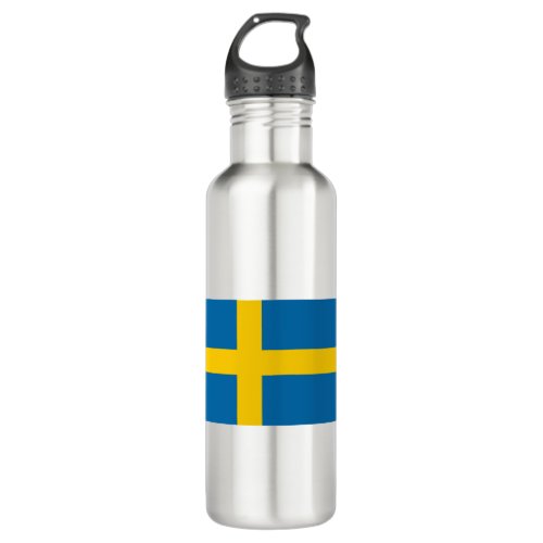 Sweden Flag Stainless Steel Water Bottle
