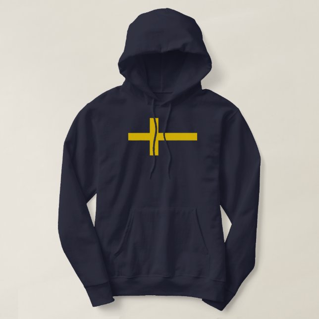 Sweden Flag Sverige Flagga Cool Swedish Flags Men Hoodie (Design Front)
