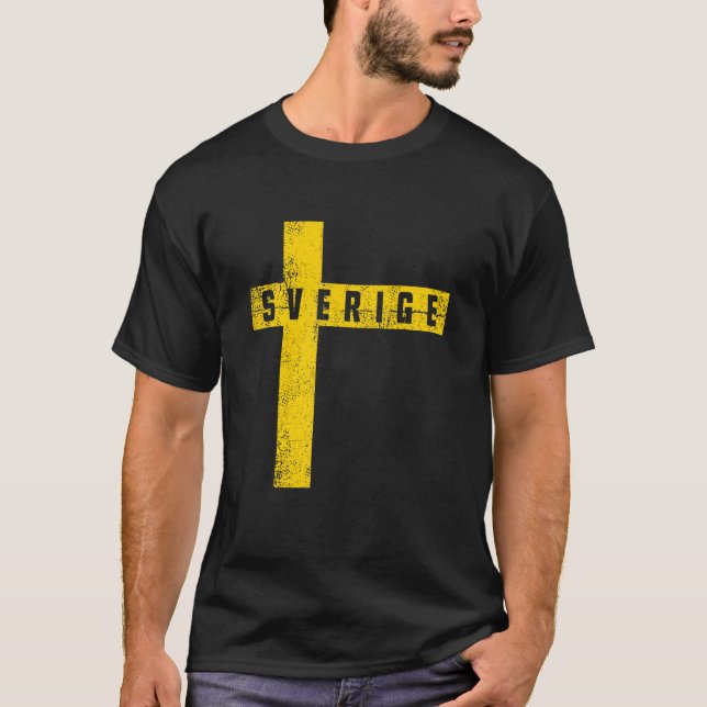 Sweden Flag Sverige   Swedish Svenska Stockholm No T-Shirt (Front)