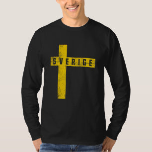 Sweden Flag Sverige Swedish Svenska Stockholm No T-Shirt
