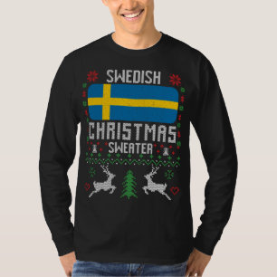 Sweden Flag Swedish Christmas Sweater