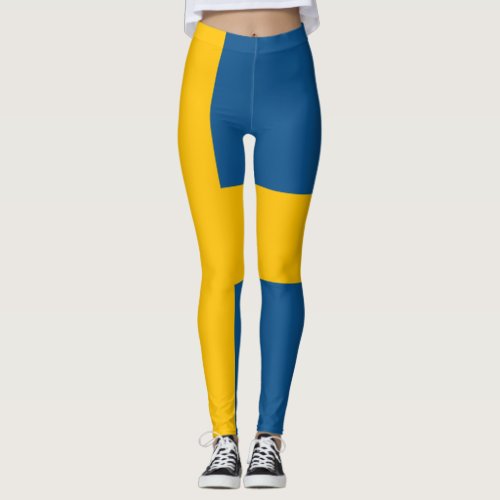 Sweden flag Swedish Leggings