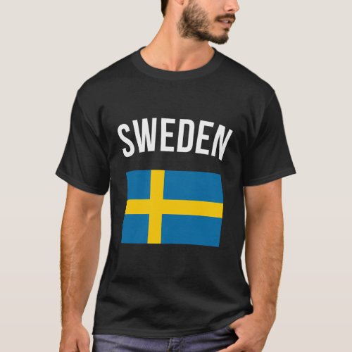 Sweden Flag Swedish Sweden T_Shirt