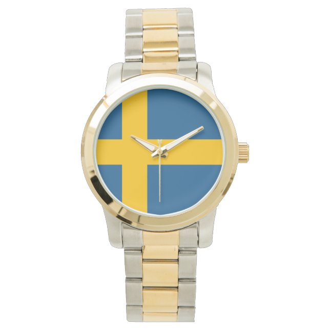 Sweden flag Swedish Watch (Front)