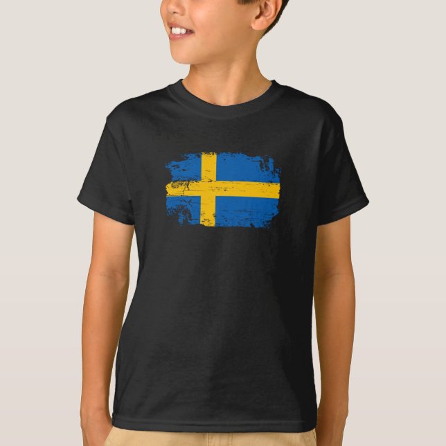 Sweden Flag T-Shirt (Front)