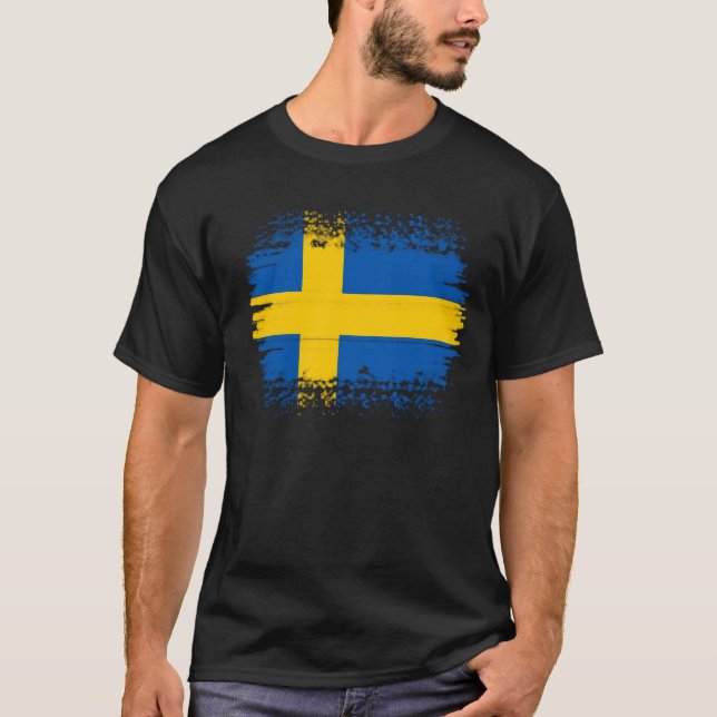 Sweden flag  T-Shirt (Front)