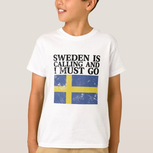 Sweden Flag T_Shirt