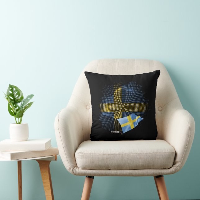 Sweden flag throw pillow (Chair)