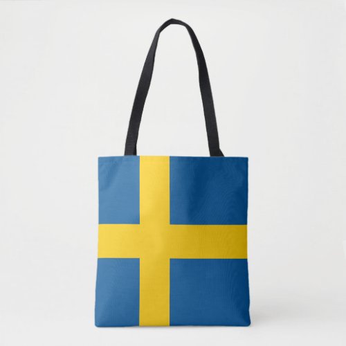 Sweden Flag Tote Bag