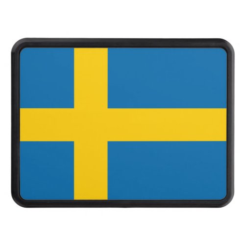 Sweden flag tow hitch cover
