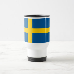 Sweden Flag Travel Mug