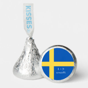 Sweden Flag Valentine's Day Custom Hershey®'s Kisses®