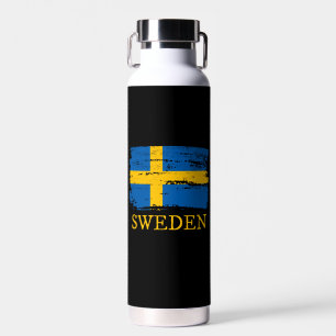 Sweden Flag Water Bottle