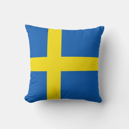 Sweden Flag x Flag Pillow