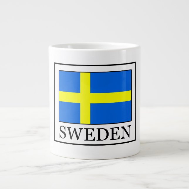 Sweden Giant Coffee Mug (Front)
