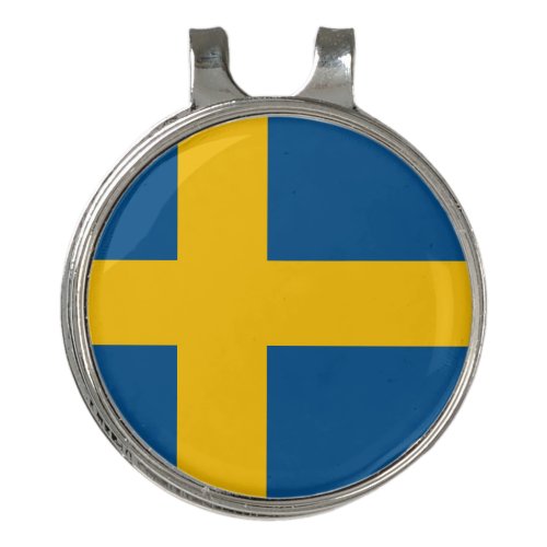 Sweden Golf Hat Clip