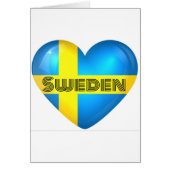 Sweden Heart Flag (Front)