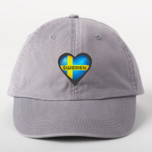 Sweden Heart Flag Iron On Patch