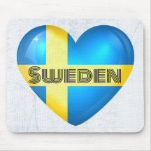 Sweden Heart Flag