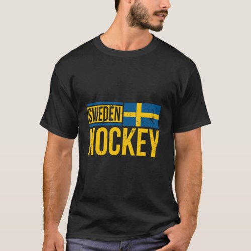 Sweden Hockey Swedish Tre Kronor Supporter Fan Spo T_Shirt