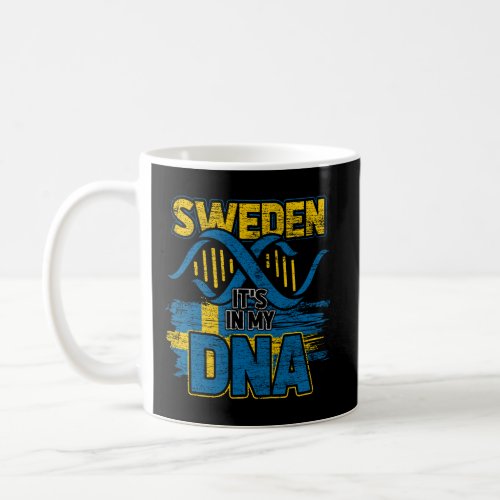 Sweden Hoodie Sverige Dna Swedish Flag Coffee Mug