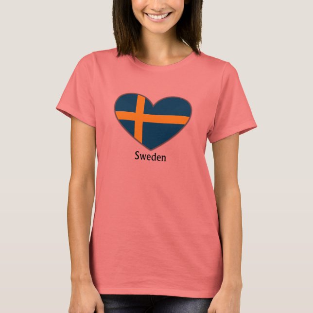 Sweden in my heart T-Shirt (Front)