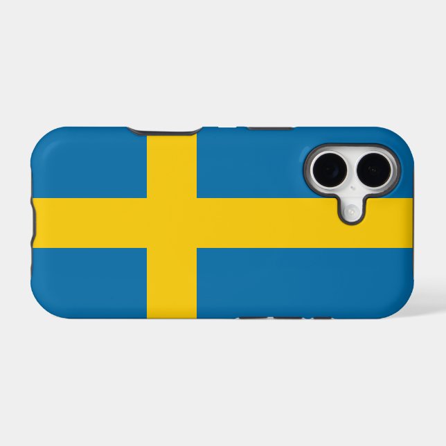 Sweden iPhone Case (Back Horizontal)