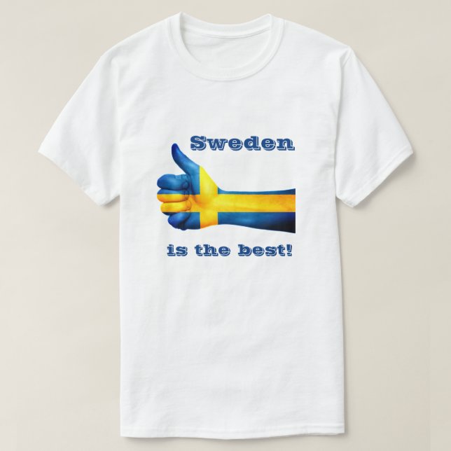 Sweden is the Best T-Shirt (Design Front)