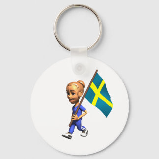 Sweden Keychain
