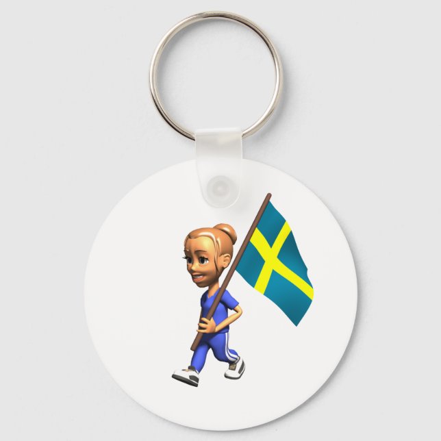 Sweden Keychain (Front)