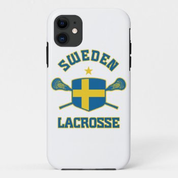 Sweden Lacrosse Iphone 5 Cover by laxshop at Zazzle