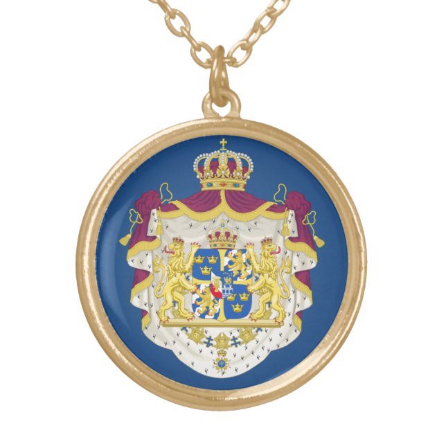 Sweden Ladies Necklace Swedish Necklace (Front)
